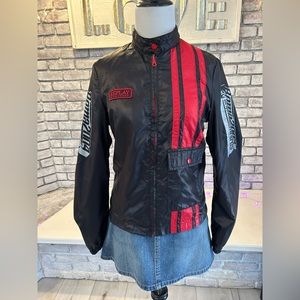 Black & Red Replay Lightweight jacket - Exclusive MTV merchandise.